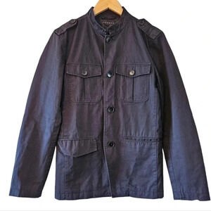 Theory Women’s Cotton Casual Jacket Black  Size XS.